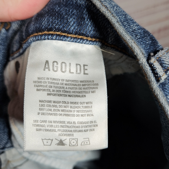 Agolde high rise distressed Nico skinny jeans - Picture 15 of 16